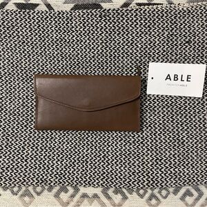 ABLE Hailu Chocolate Wallet NWT!